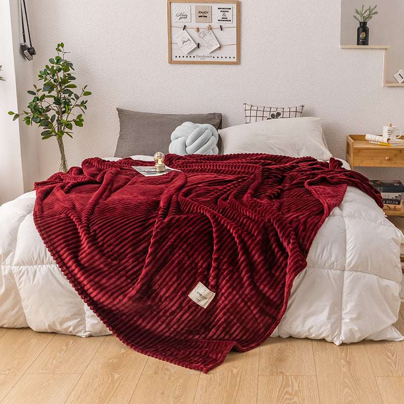 Plaid moelleux Bleu – microfibre ultra-douce, 200 x 230 cm