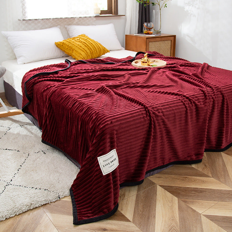 Plaid moelleux Café, effet pelucheux, 100 x 120 à 200 x 230 cm