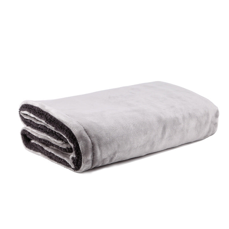Plaid moelleux Rose – Coton, 105x85 cm