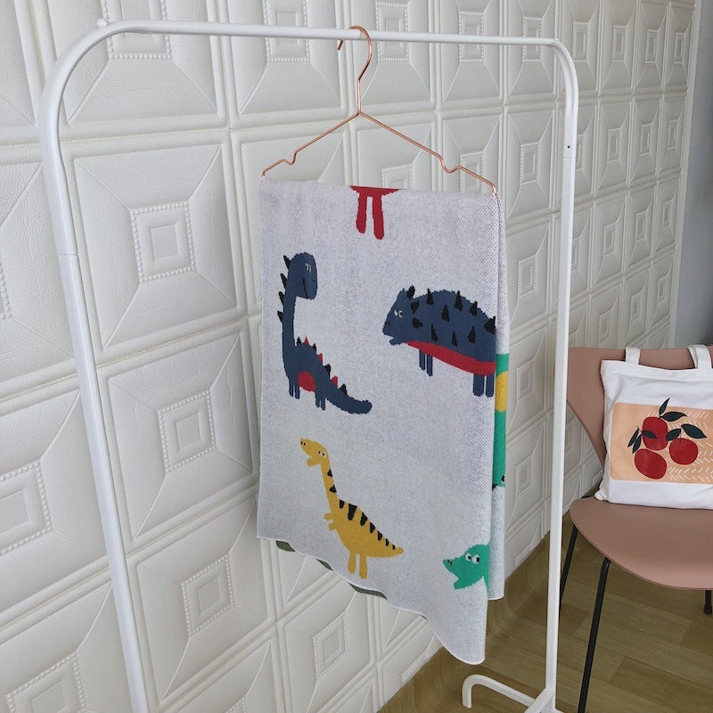 Plaid douillet blanc – coton, 90 x 110 cm