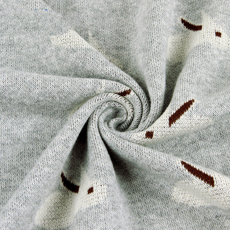 Plaid moelleux Bébé – Coton, 100 x 80 cm