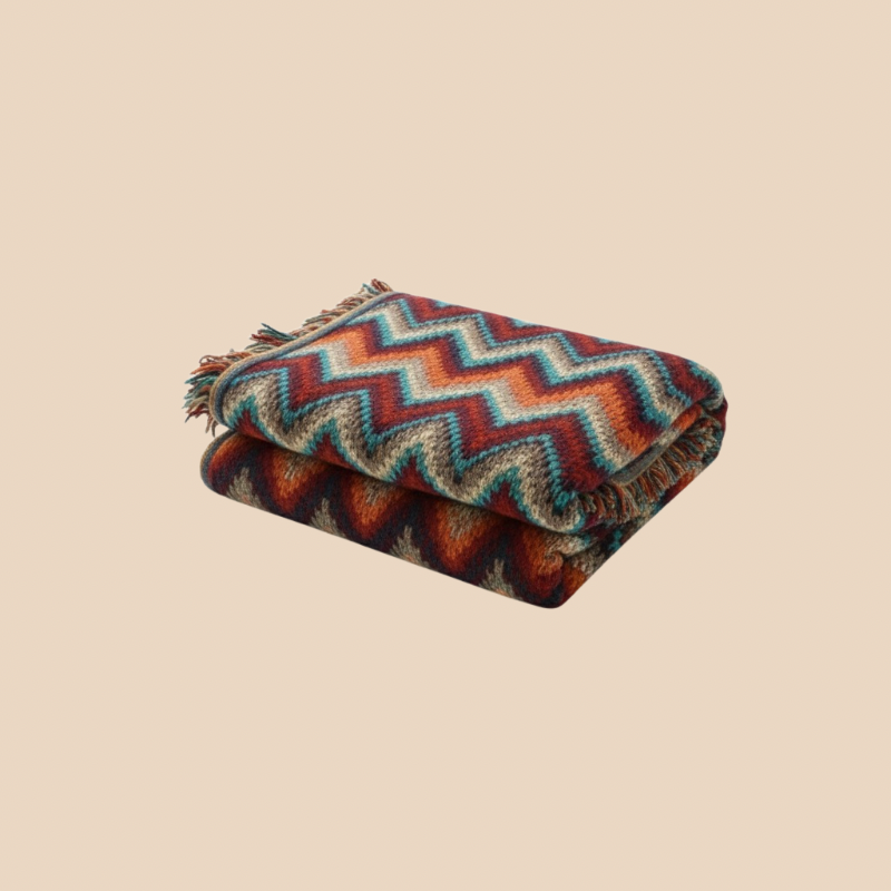 Plaid moelleux Bleu – effet pelucheux, 130 x 200 cm