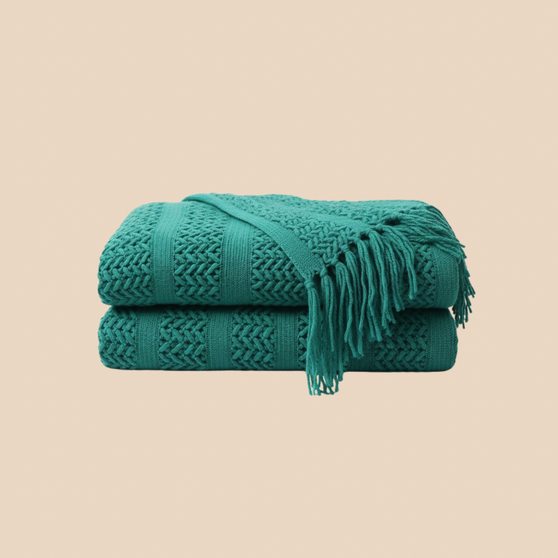 Plaid moelleux nordique – toucher pelucheux, 127 x 180 cm