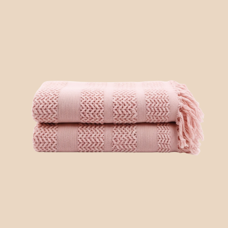 Plaid moelleux nordique – toucher pelucheux, 127 x 180 cm