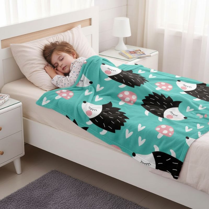 Plaid moelleux Bleu – microfibre ultra-douce, 150 x 200 cm