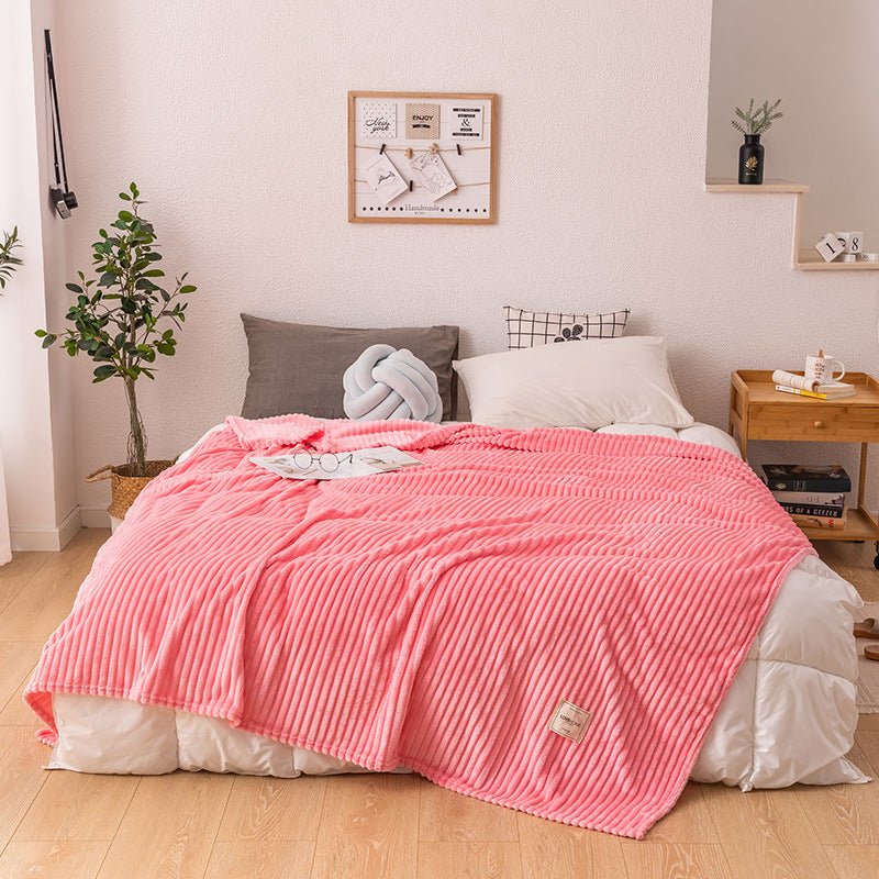 Plaid moelleux Bleu – microfibre ultra-douce, 200 x 230 cm