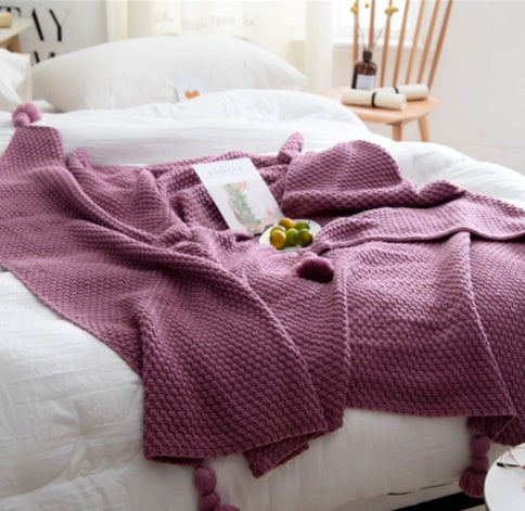 Plaid moelleux Rose – effet pelucheux, 130 x 170 cm