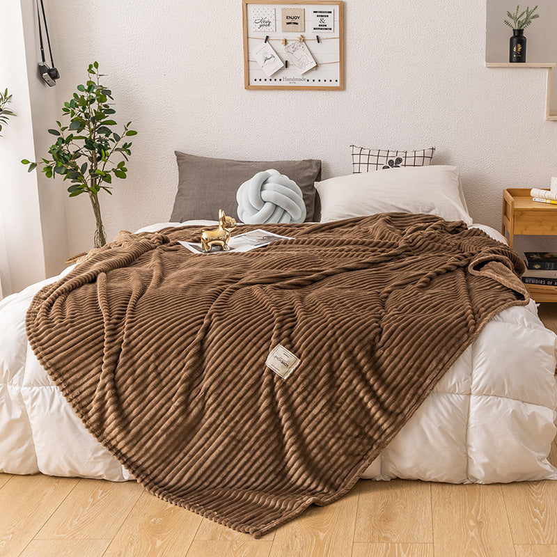 Plaid moelleux Bleu – microfibre ultra-douce, 200 x 230 cm