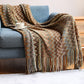 Plaid moelleux Bleu – effet pelucheux, 130 x 200 cm