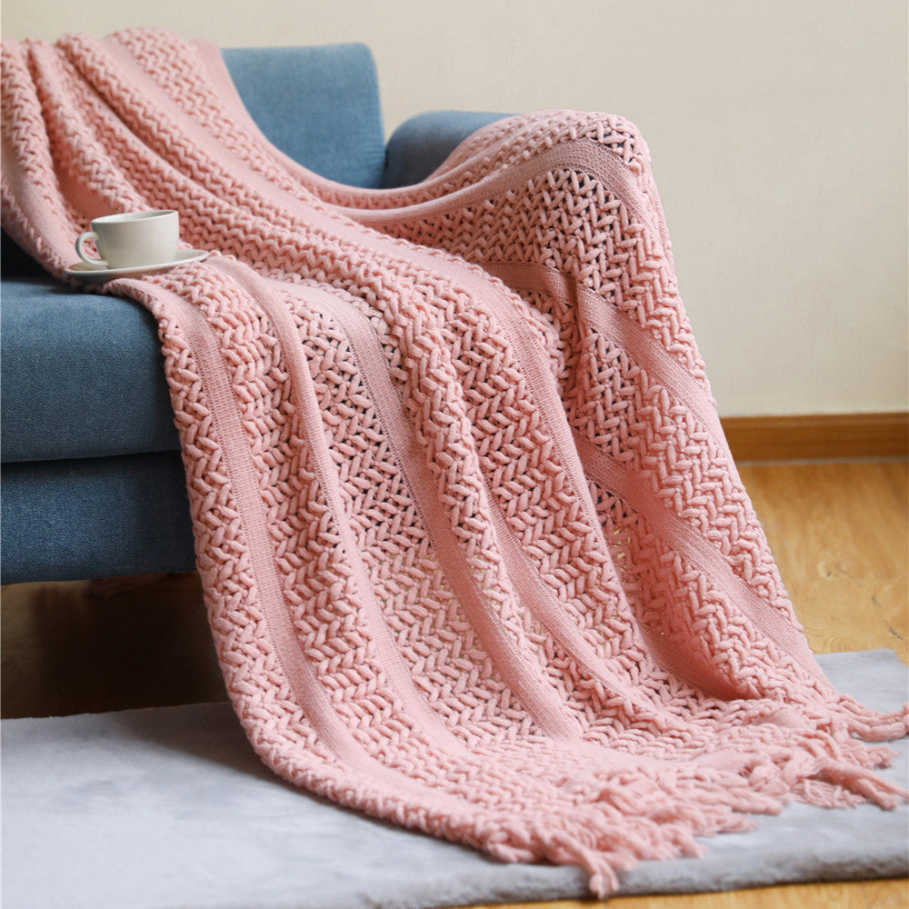 Plaid moelleux nordique – toucher pelucheux, 127 x 180 cm