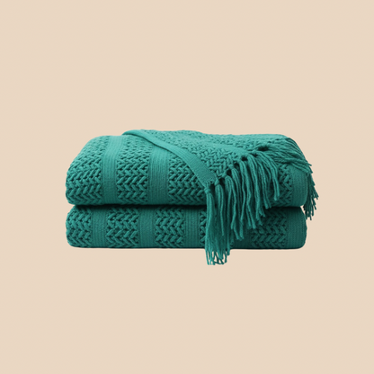 Plaid moelleux nordique – toucher pelucheux, 127 x 180 cm