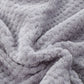 Plaid chauffant moelleux Gris – tissu super doux, 90x60 / 150x80 / 150x120 cm