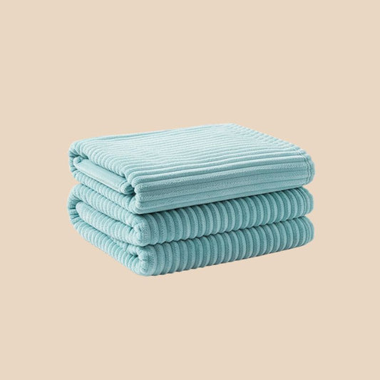Plaid moelleux Bleu – microfibre ultra-douce, 200 x 230 cm