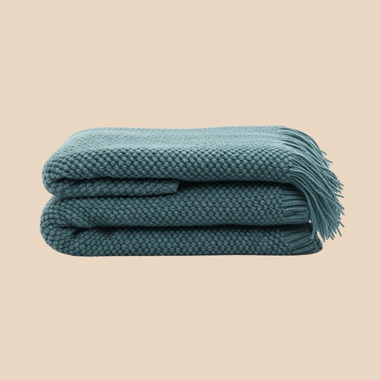 Plaid moelleux Beige – toucher pelucheux, 130 x 200 cm
