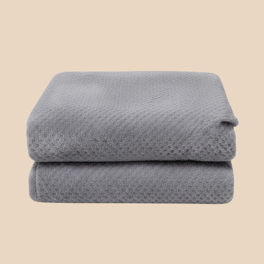 Plaid chauffant moelleux Gris – tissu super doux, 90x60 / 150x80 / 150x120 cm