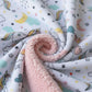 Plaid enfant douillet Gris Double – flanelle, 90 x 115 cm