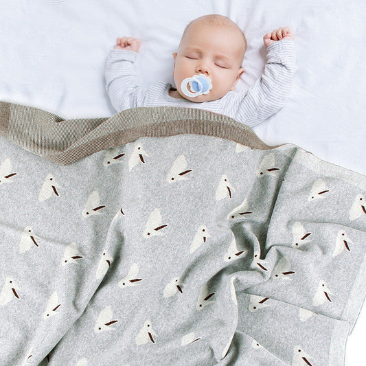 Plaid moelleux Bébé – Coton, 100 x 80 cm